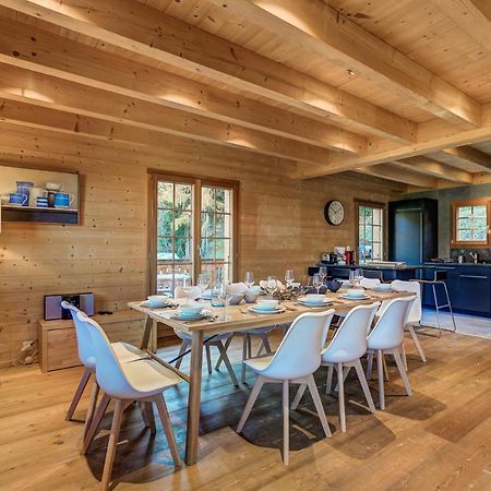 Chalet Le Chapeau La Tzoumaz Eksteriør bilde