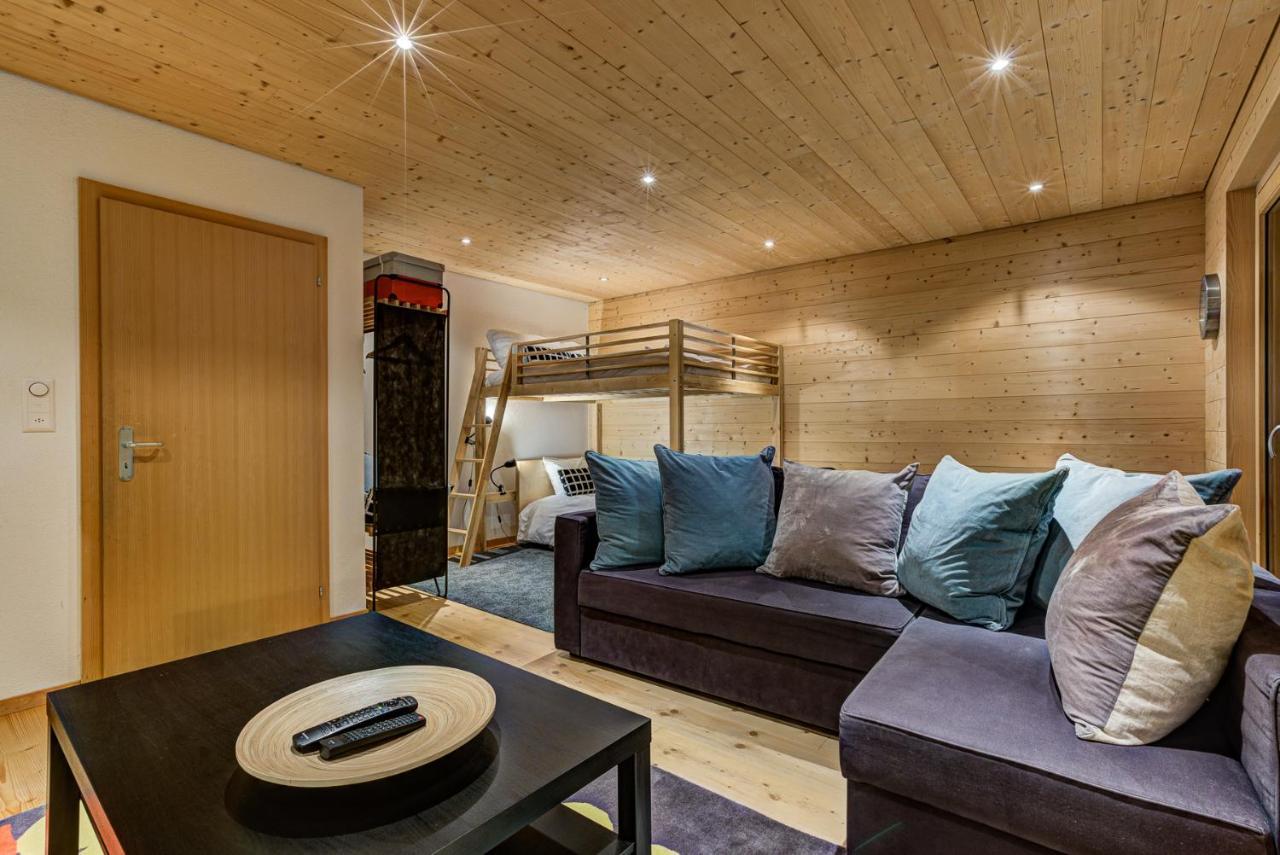 Chalet Le Chapeau La Tzoumaz Eksteriør bilde